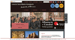 Desktop Screenshot of fundacionsantamariadealbarracin.com