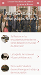 Mobile Screenshot of fundacionsantamariadealbarracin.com